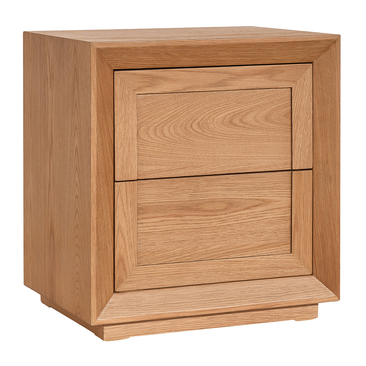 Balmain 60x65cm Tall Bedside Table - Natural Oak - OUTLET NSW