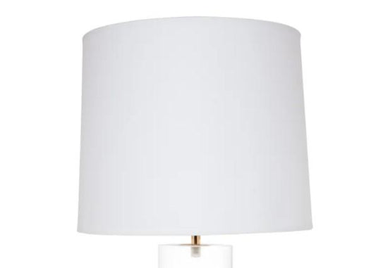 Eli Table Tapered Shade - White