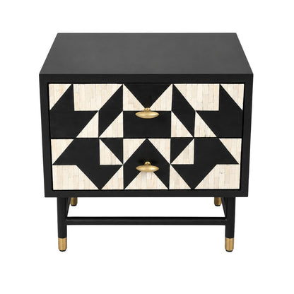 Huxton 60x53cm Bedside Table