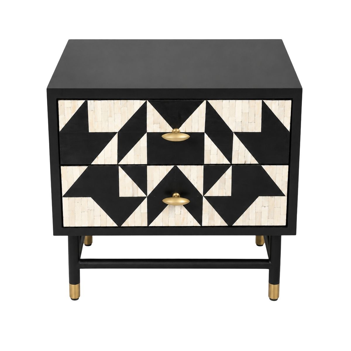 Huxton 60x53cm Bedside Table