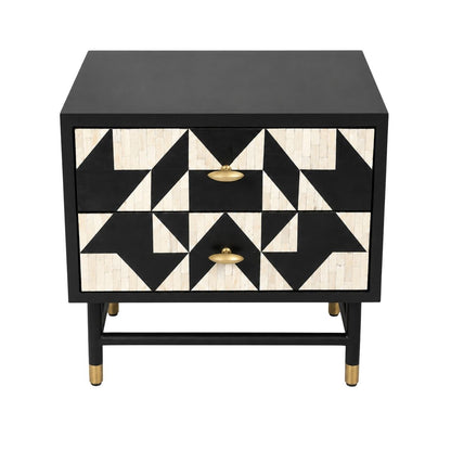 Huxton 60x53cm Bedside Table