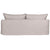 Hayman 3 Seater Slip Cover Sofa - Natural Linen