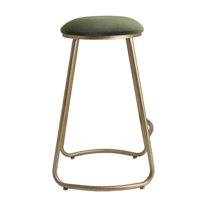 Annie Bar Stool - Moss Velvet