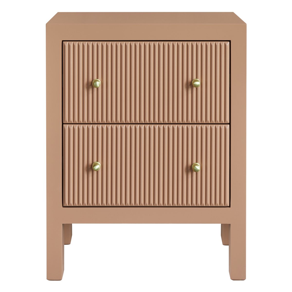 Ariana Bedside Table - Small Mocha Mousse