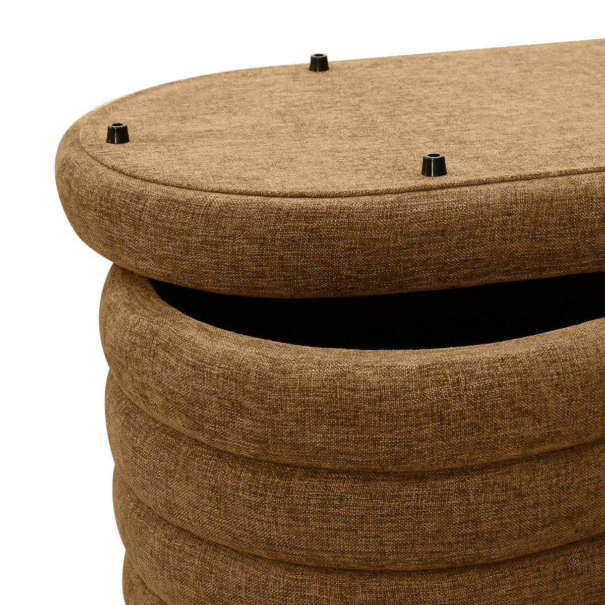 Demi Storage Bench Ottoman - Butterscotch