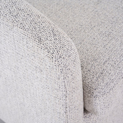 Bellevue Swivel Arm Chair - Salt & Pepper