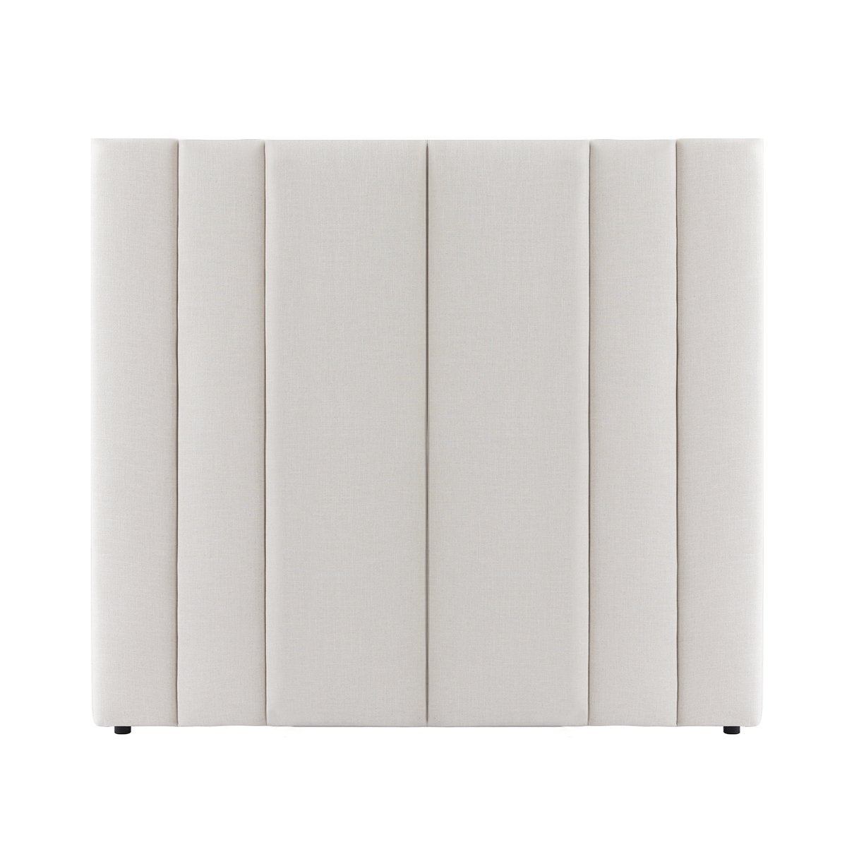 Soho 165x140cm Queen Bedhead - Ecru Linen
