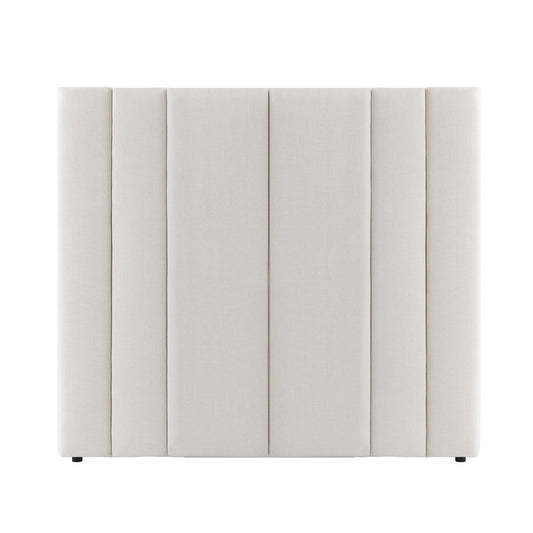 Soho 165x140cm Queen Bedhead - Ecru Linen