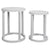 Cadie Nesting Side Tables - White