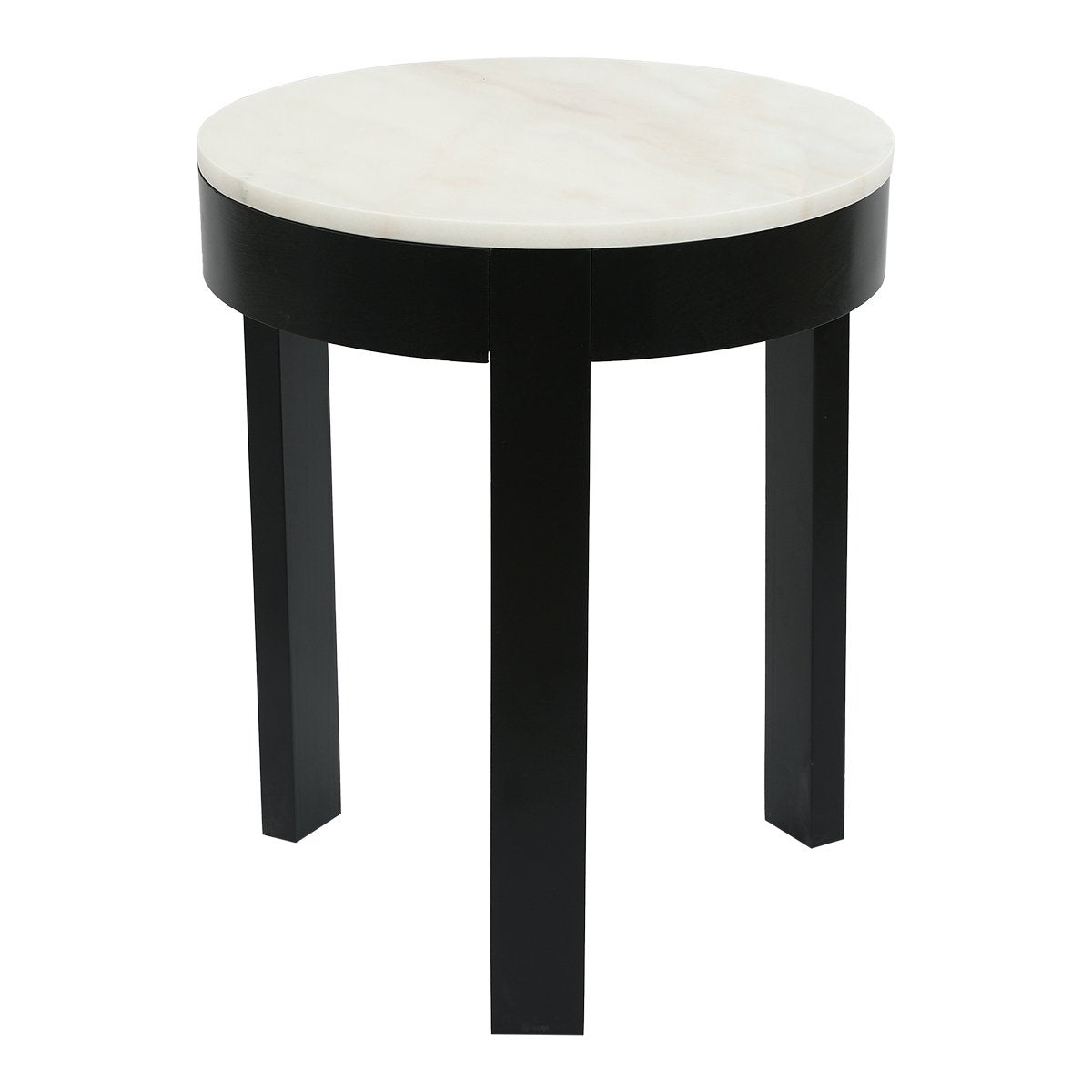Oliver Marble Side Table - Large Black