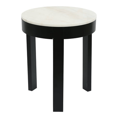Oliver Marble Side Table - Large Black