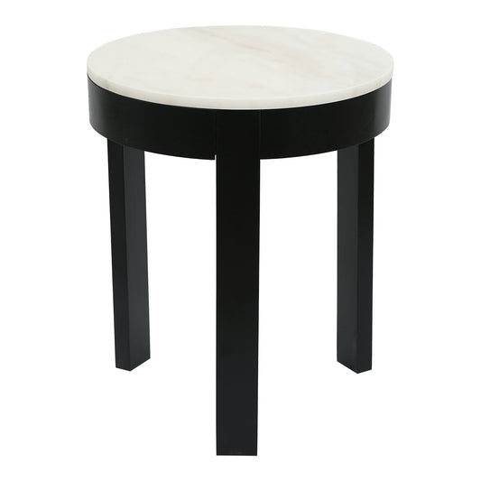 Oliver Marble Side Table - Large Black