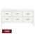 Soloman 6 Drawer Chest - White