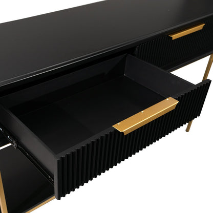 Aimee 140cm Console Table - Black