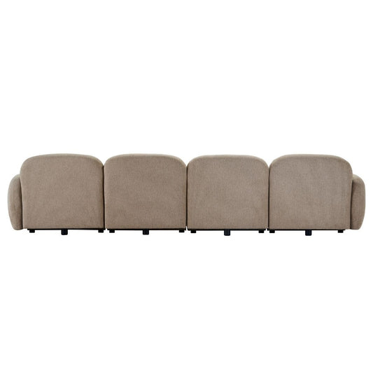Ramona Modular 4 Seater Sofa - Taupe