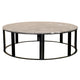 Bowie Marble Coffee Table - Medium Grey