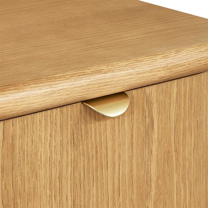 Lina 50x55cm Bedside Table - Natural Oak