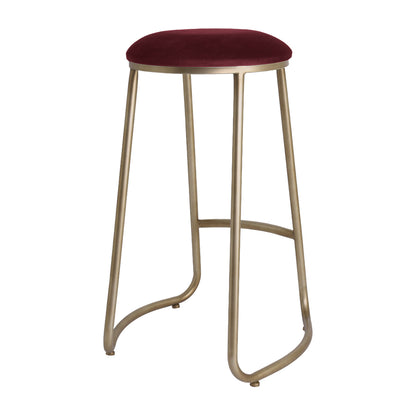 Annie Bar Stool - Mulberry Velvet