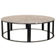Bowie Marble Coffee Table - Large Grey