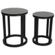 Cadie Nesting Side Tables - Black