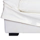 Bungalow 3 Seater Slip Cover Sofa - White Cotton