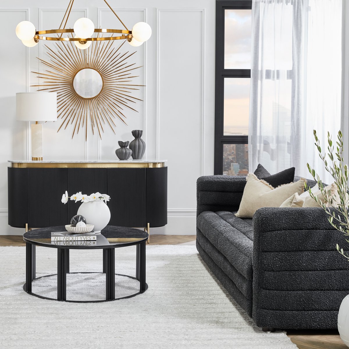 Demarco 160cm Buffet - Black
