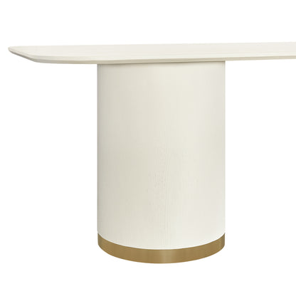 Eli Rectangular Dining Table - 2m Ivory