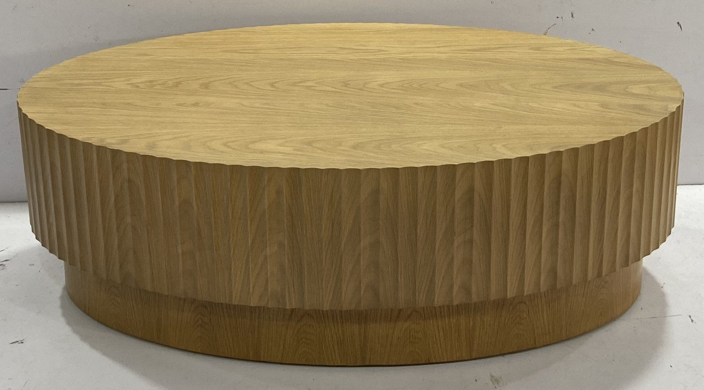 Avery Egg Shape Coffee Tale - Natural Oak - OUTLET NSW