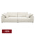 Midtown 4 Seater Sofa - Natural Linen