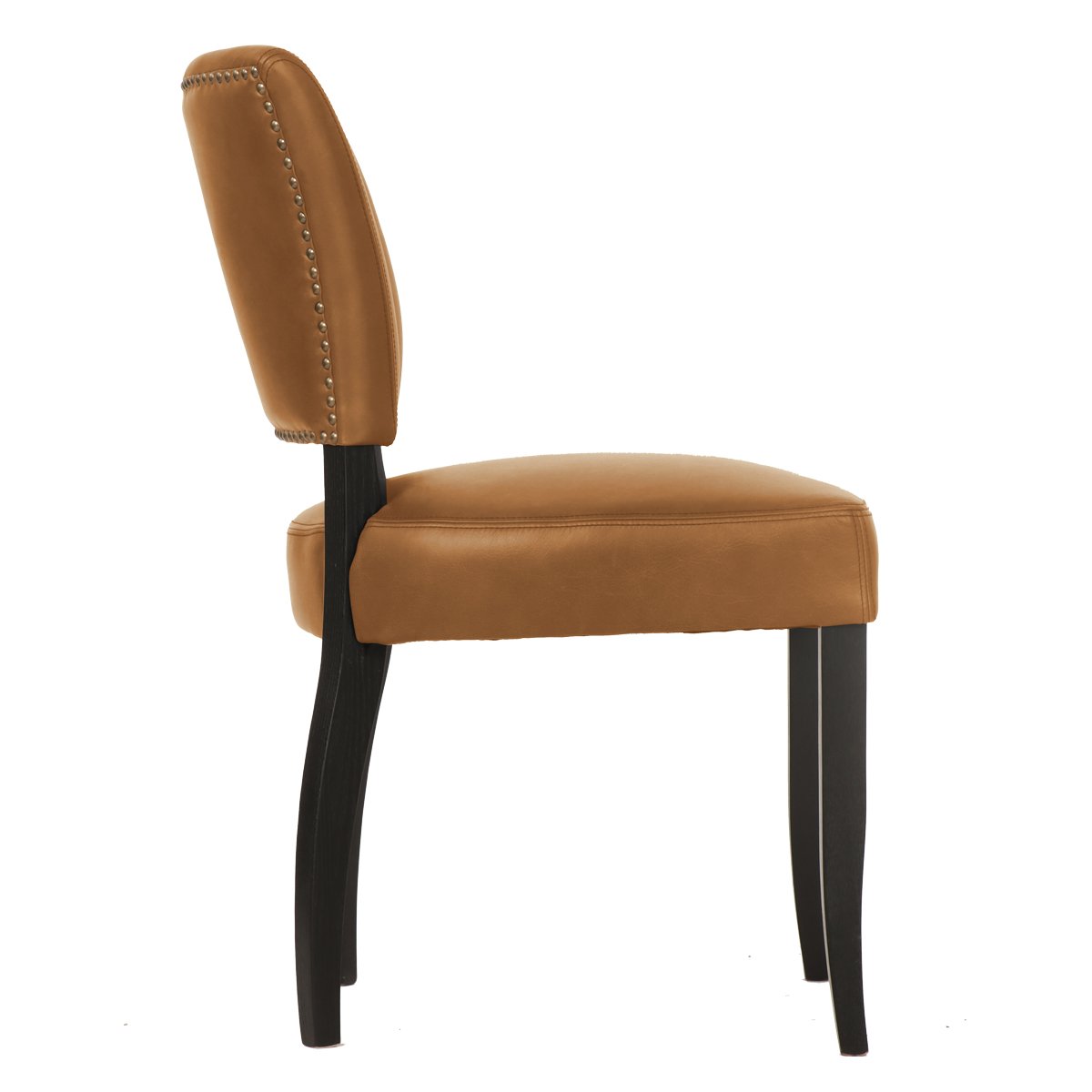 Noah Dining Chair Set of 2 - Tan Leather ** Offline pending re-order