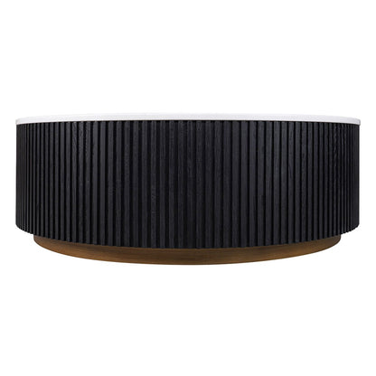 Mason Round Coffee Table - Large Black