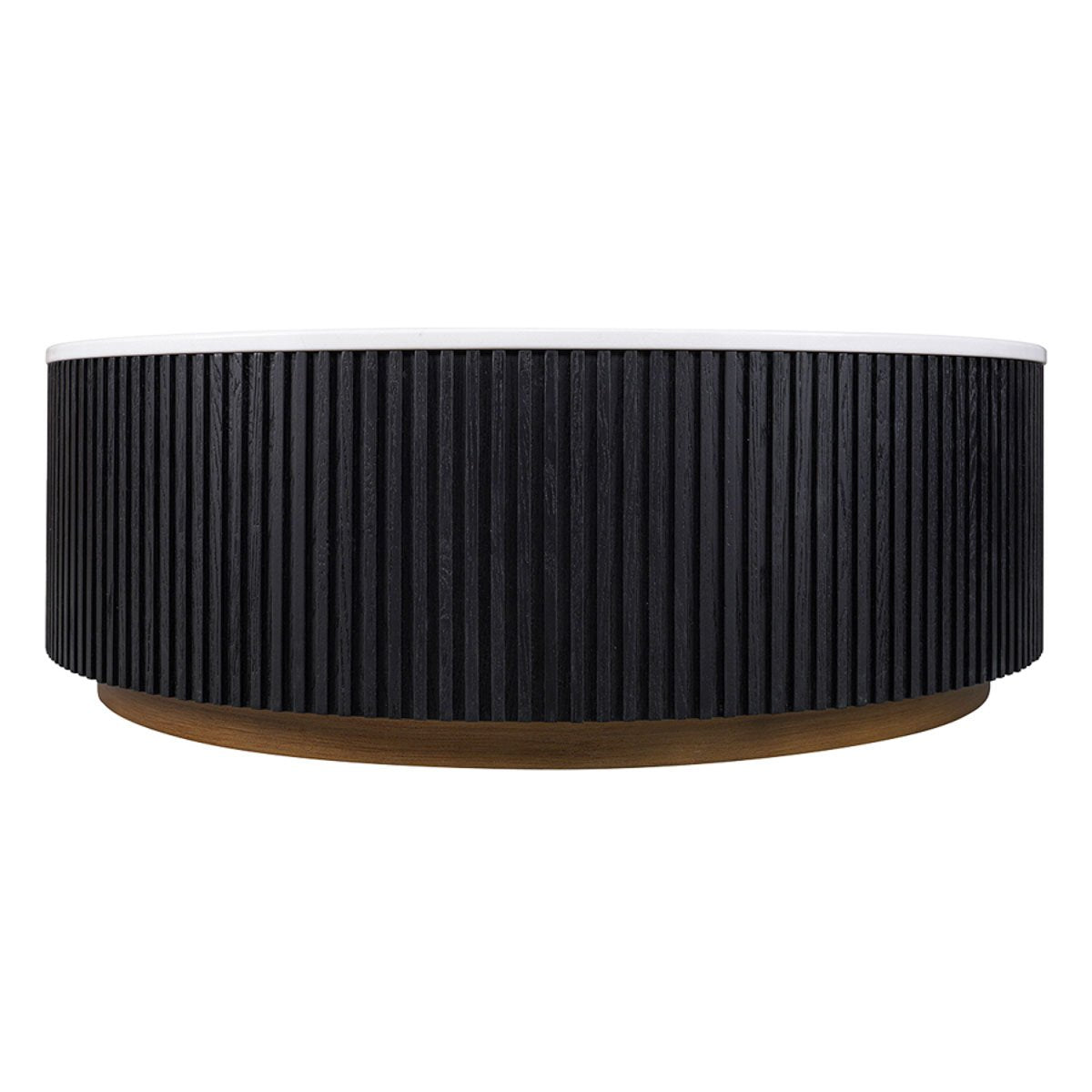 Mason Round Coffee Table - Large Black