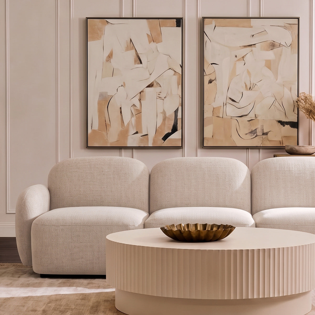Tether Set of Two Canvas Paintings