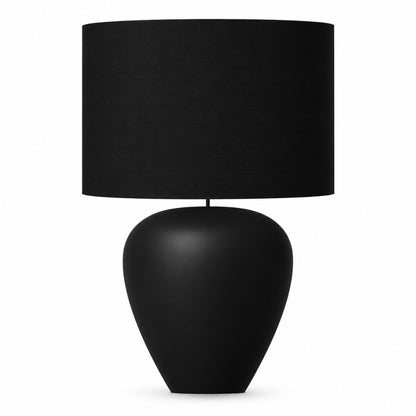 Picasso Table Lamp - Black w Black Shade