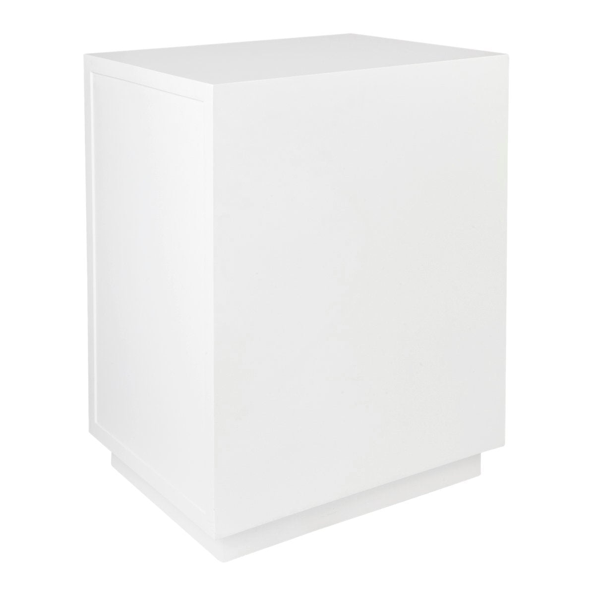Logan 50x65cm Bedside Table - White
