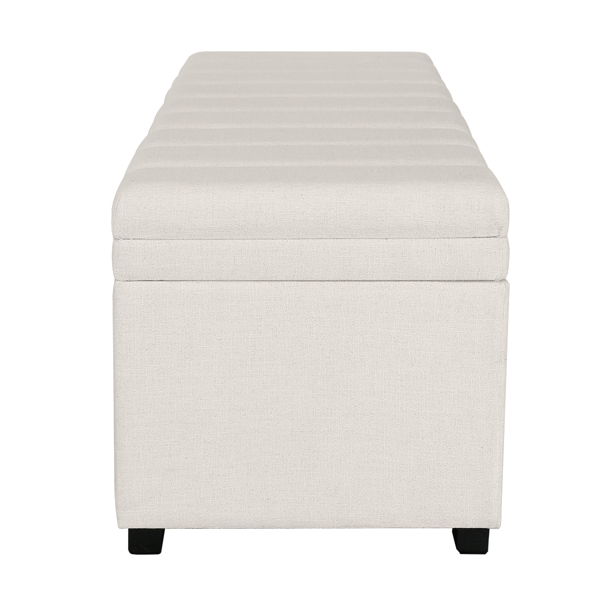 Soho Storage Bench Ottoman - Ecru