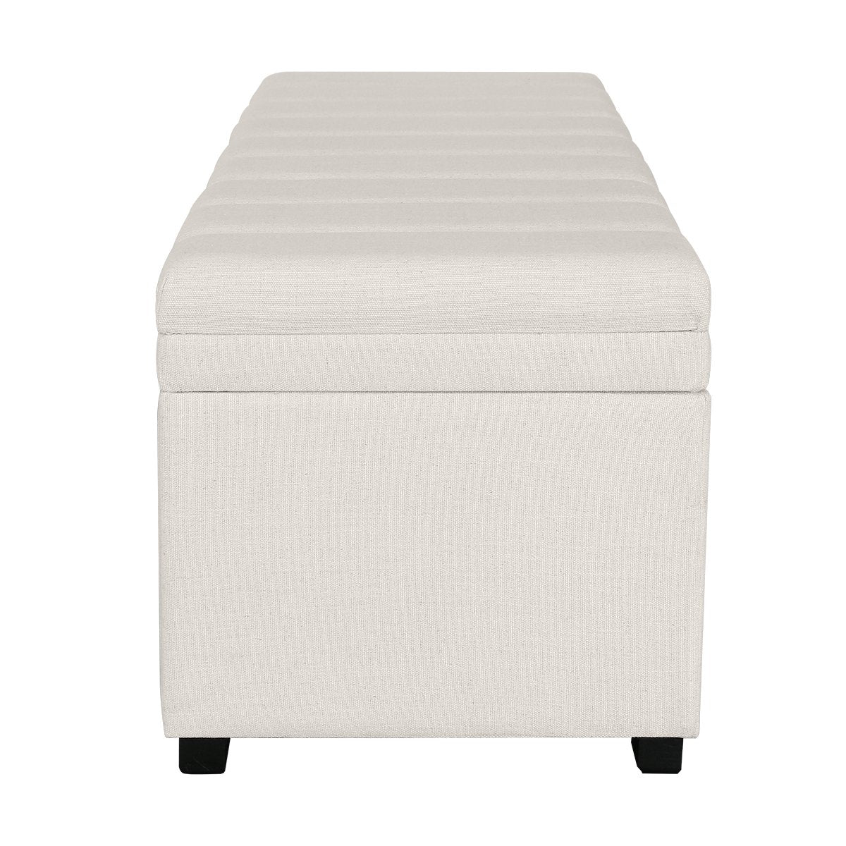 Soho Storage Bench Ottoman - Ecru