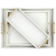 Palm Springs Rectangular Tray - Small Off White - OUTLET VIC