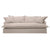 Hayman 3 Seater Slip Cover Sofa - Natural Linen