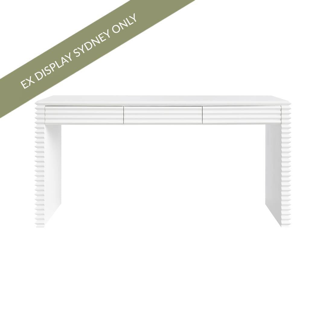 Bayu 160cm Desk - White - OUTLET NSW