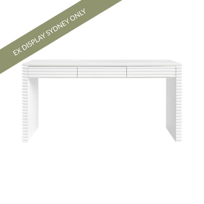 Bayu 160cm Desk - White - OUTLET NSW