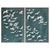 Migration Set of Two Oil on Canvas Painting - Green