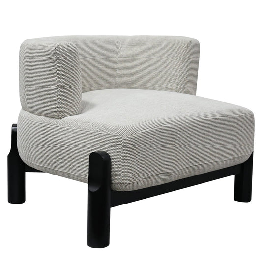Richmond Occasional Chair - White Chenille