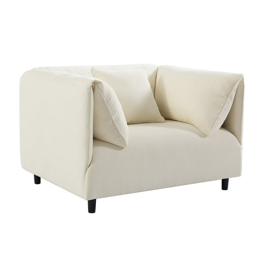 Dominic Arm Chair - Ivory