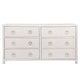 Astley 6 Drawer Upholstered Chest - Natural