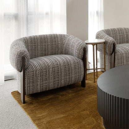 Napa Arm Chair - Black & White