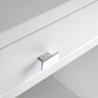 Logan Bedside Table - Small White Set of 2