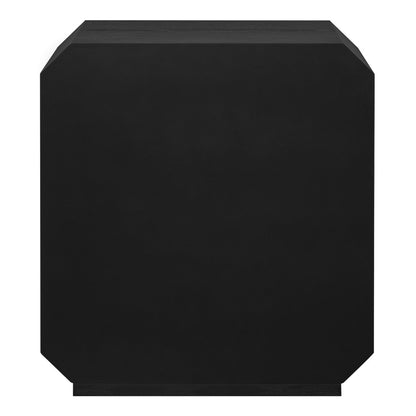 Anderson 2 Drawer Bedside Table - Black