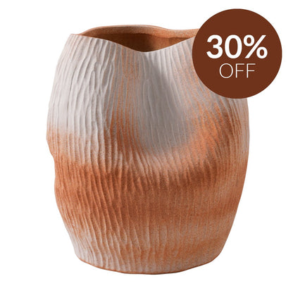 Maeve Porcelain Vase - Medium Terracotta
