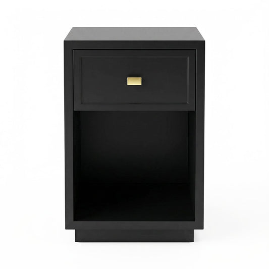 Logan Bedside Table - Petite Black